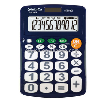 Calculatrice correcte de LED calculatrice d&#39;alimentation LED DS-930T